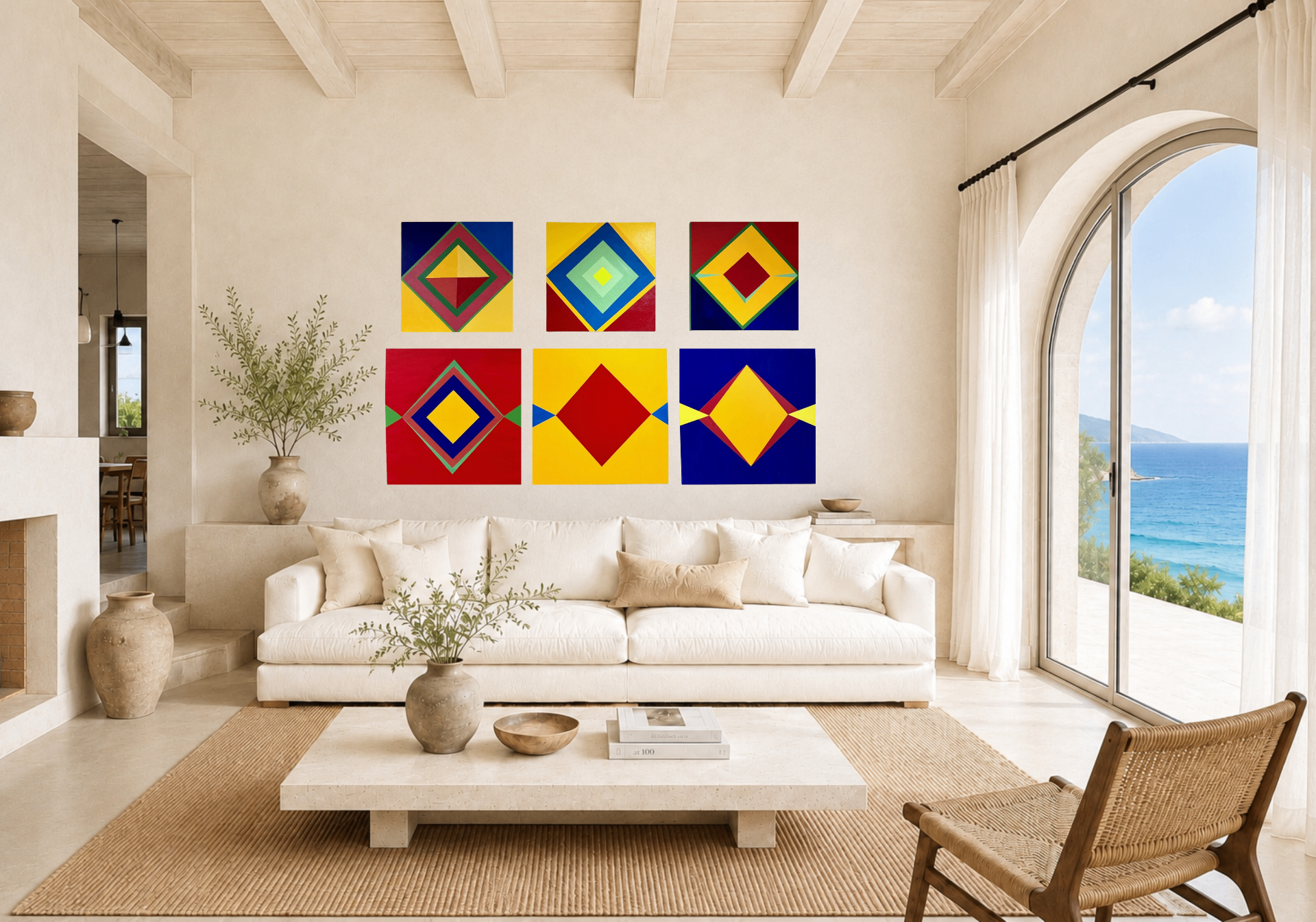 Diamond Facets shown in a room setting