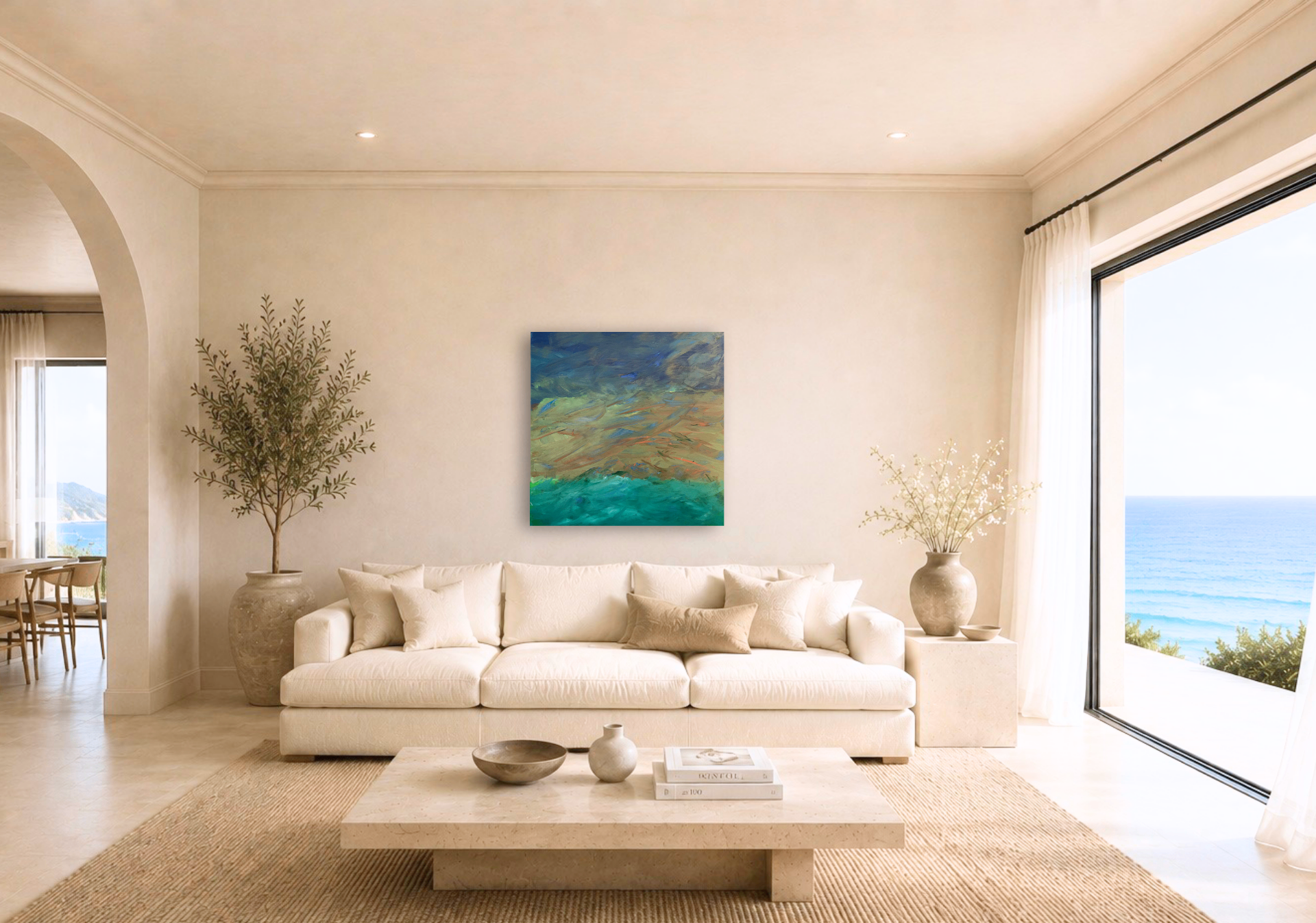 Storm shown in a room setting