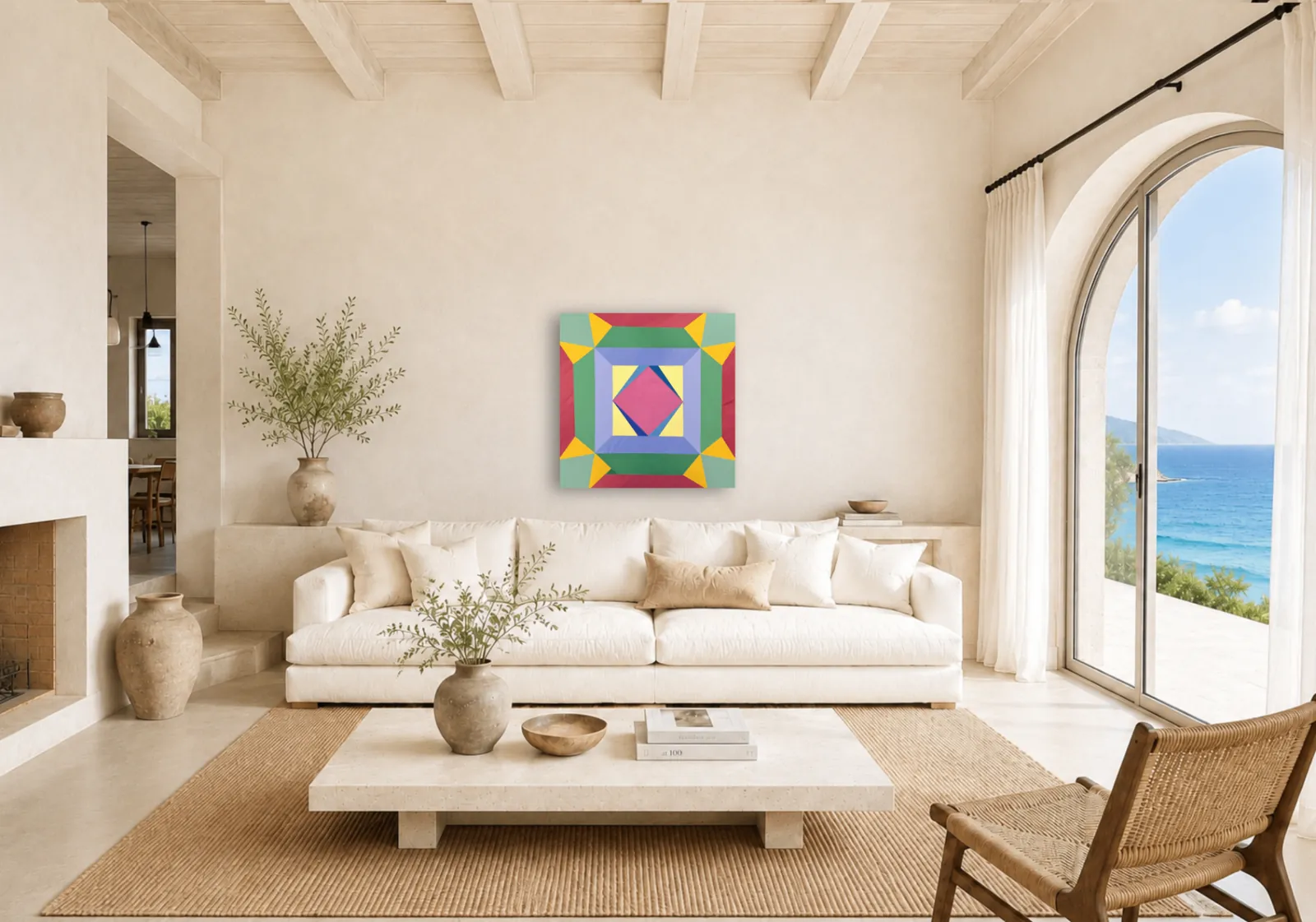 In Dreams Begin Possibilities shown in a room setting