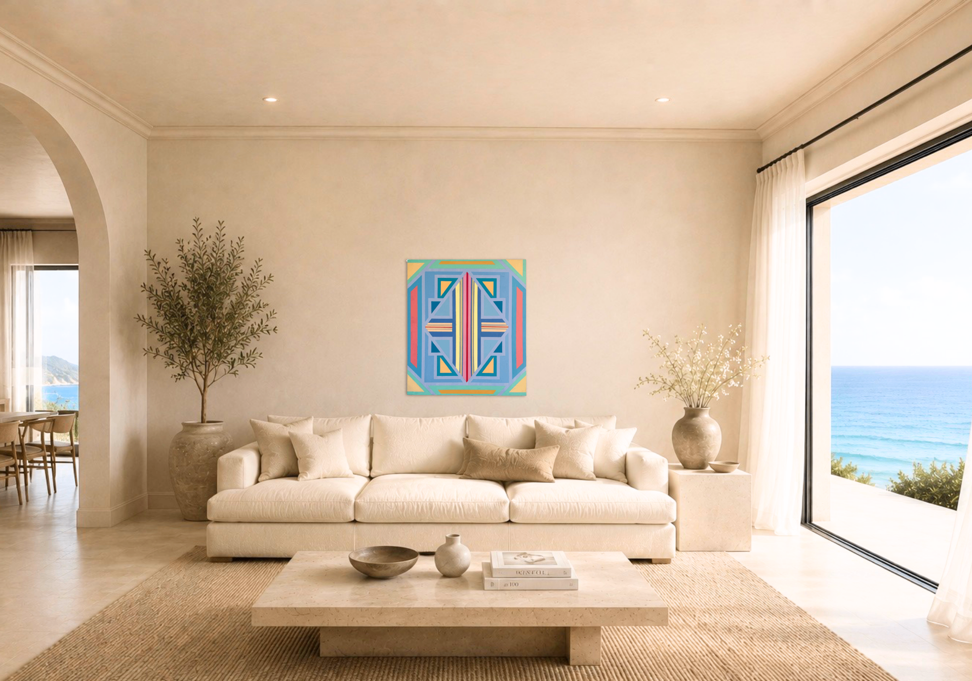 Latin Tracks shown in a room setting