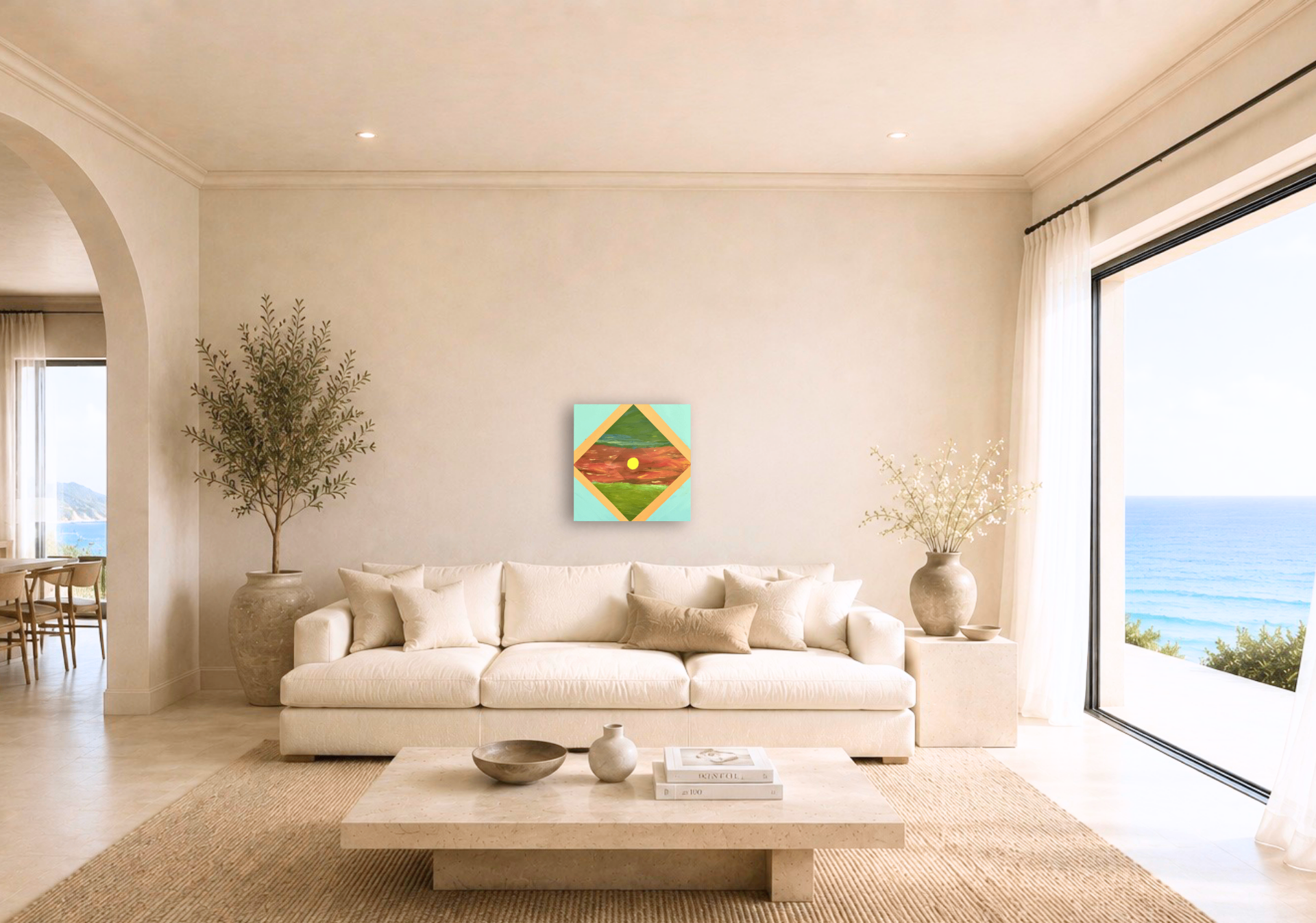 Holding the Horizon shown in a room setting