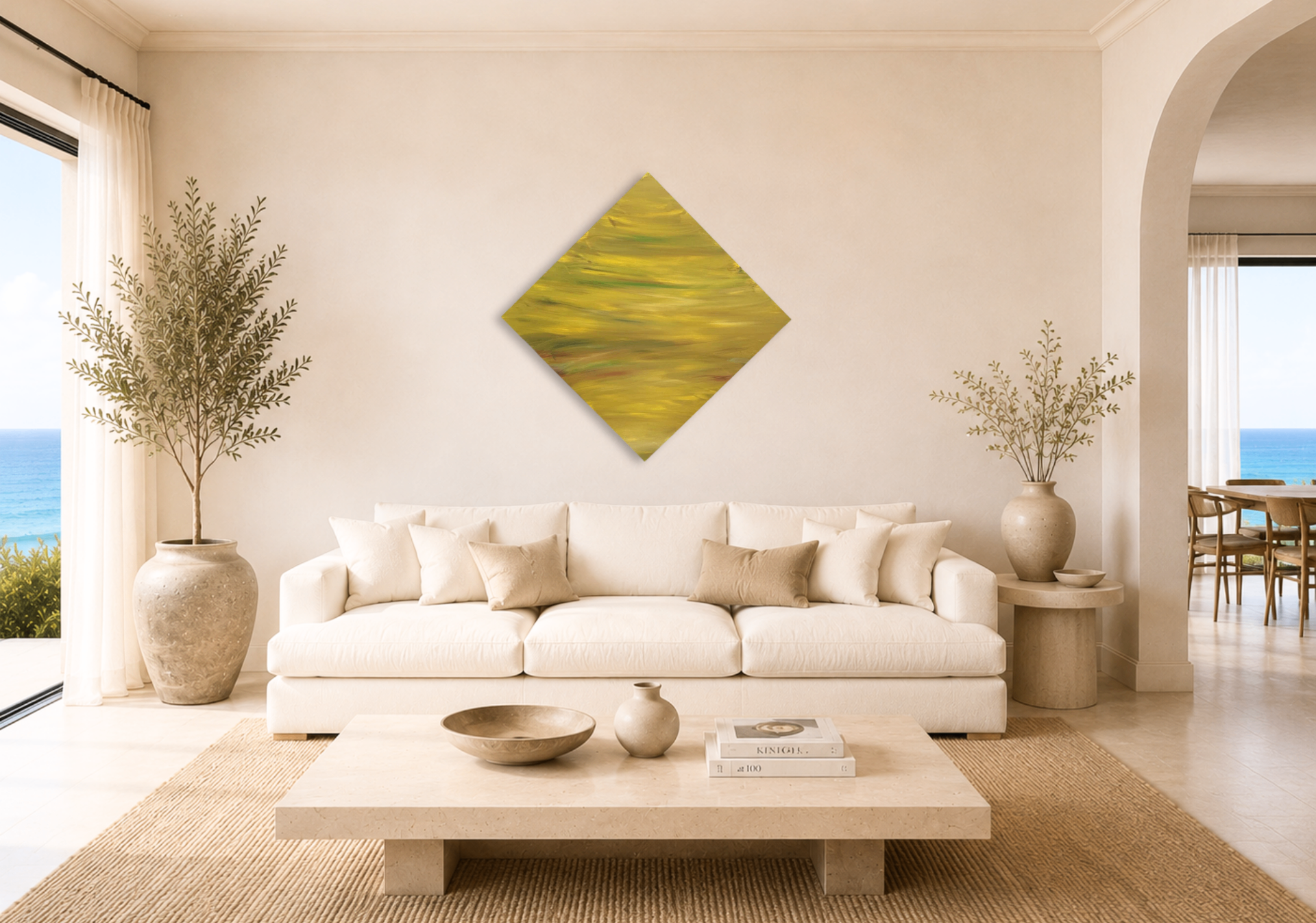 Viridian Drift shown in a room setting