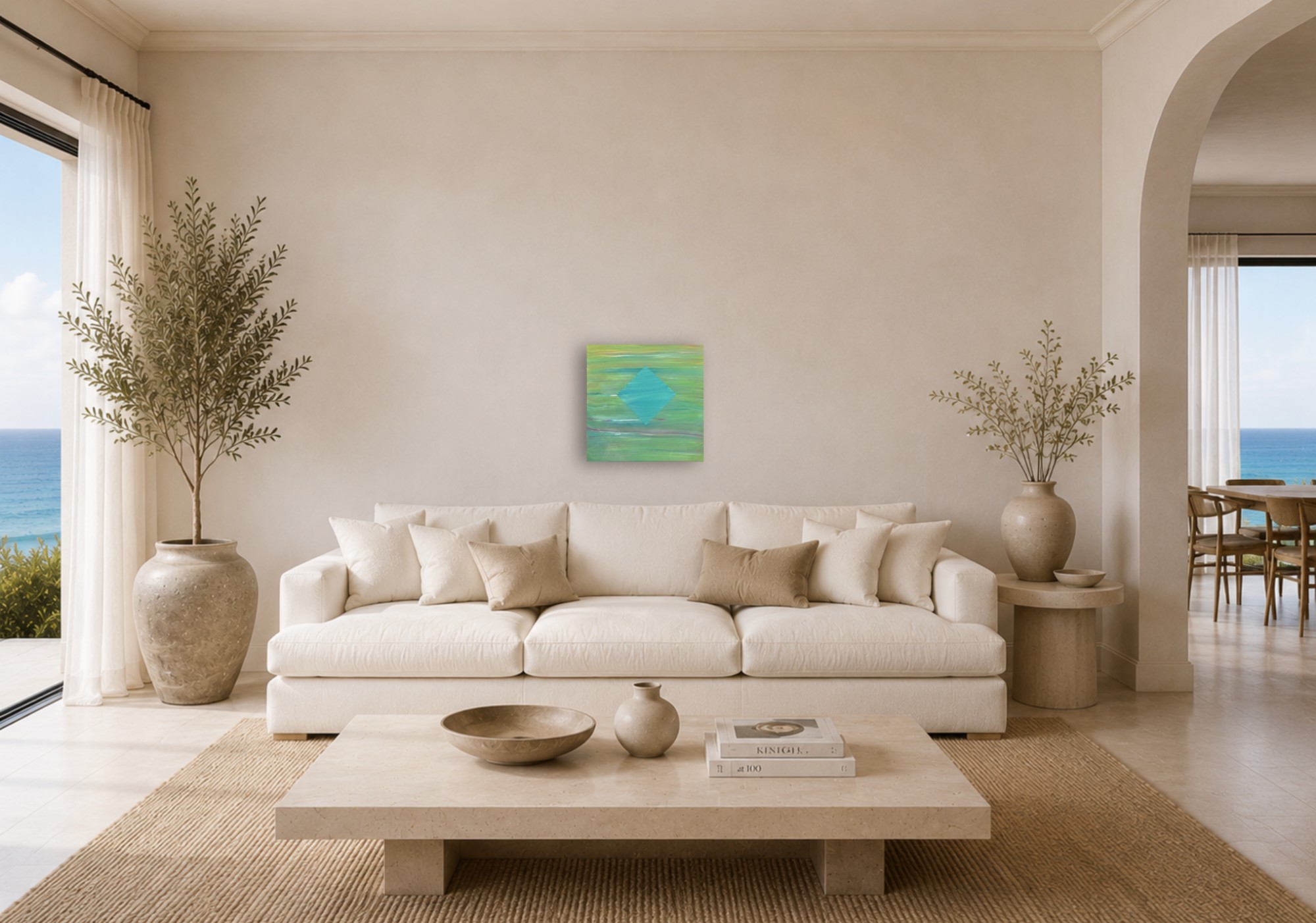 Green Dreams shown in a room setting