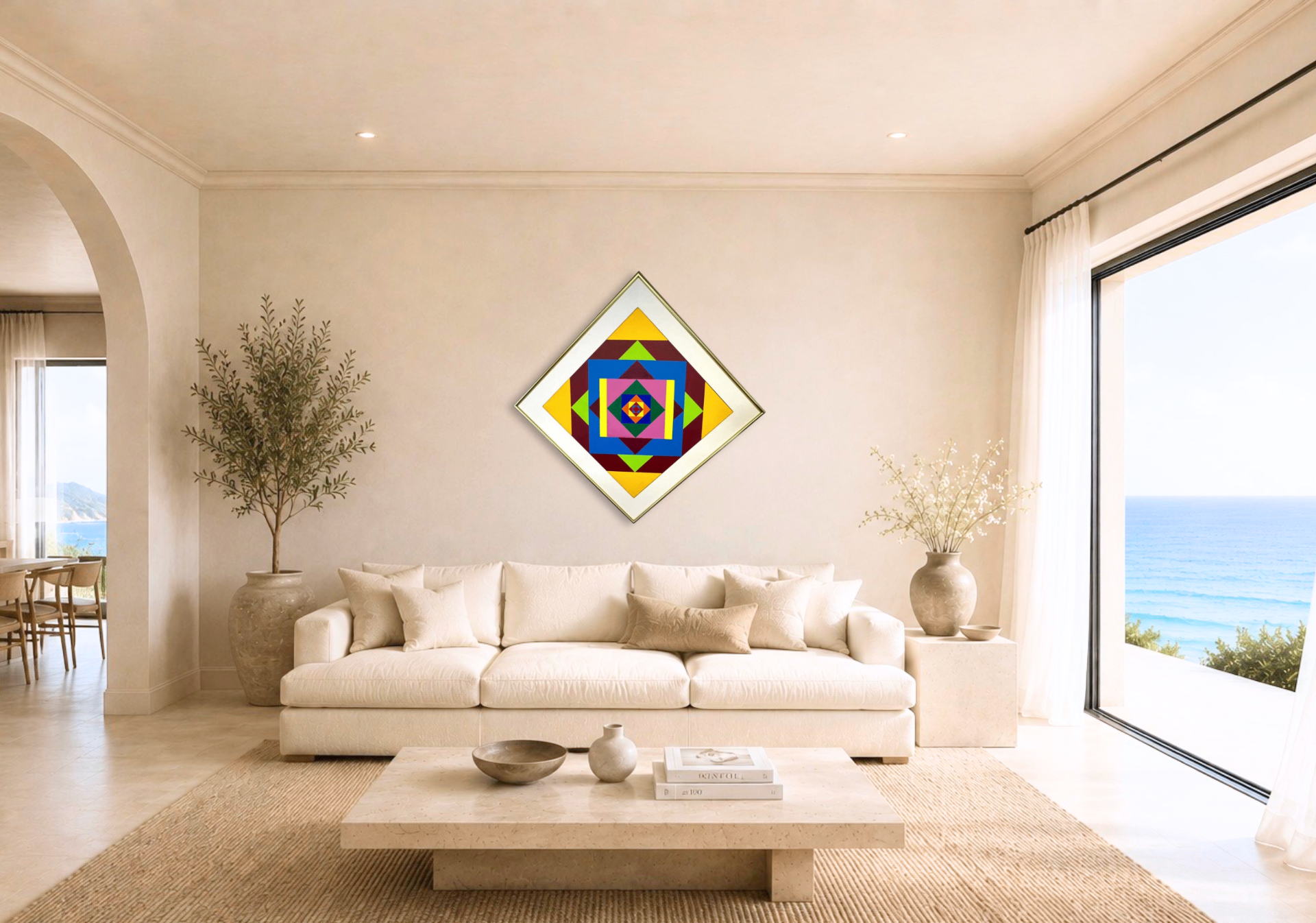 Untitled III shown in a room setting