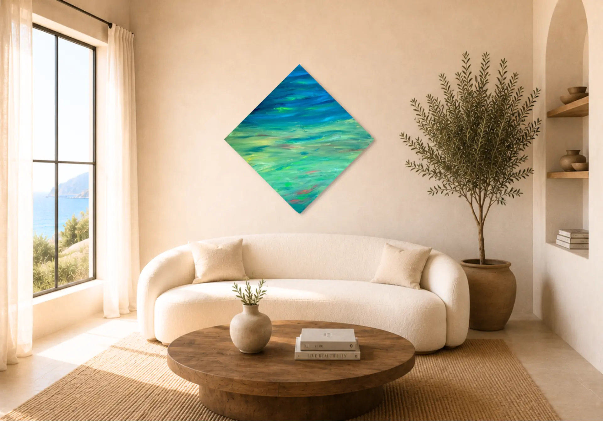 Tidal Light shown in a room setting